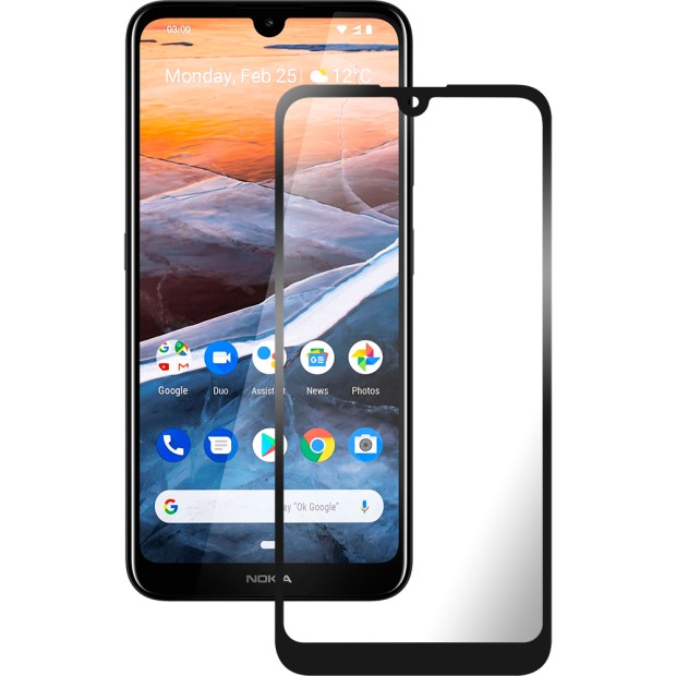 Защитное стекло 5D Standard Nokia 3.2 Black