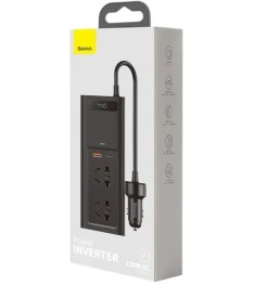 Автомобільний інвертор Baseus In-car Inverter 150W (Чорний) CRNBQ-A01