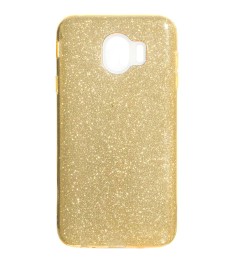 Силикон Glitter Samsung Galaxy J4 (2018) J400 (Золотой)