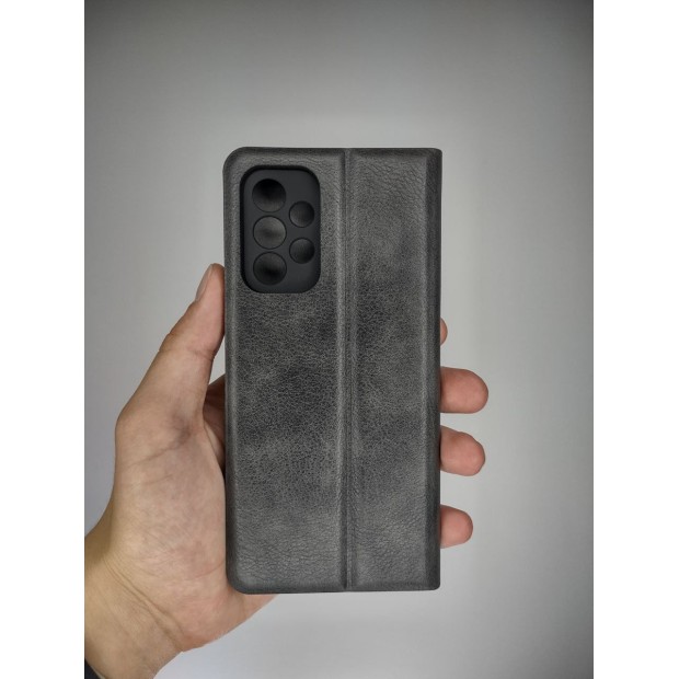 Чохол-книжка Leather Book Samsung Galaxy A53 (Сірий)