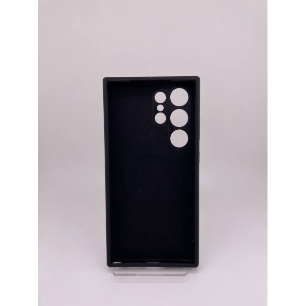Чохол Silicone Case with MagSafe для Samsung Galaxy S24 Ultra (Чорний)