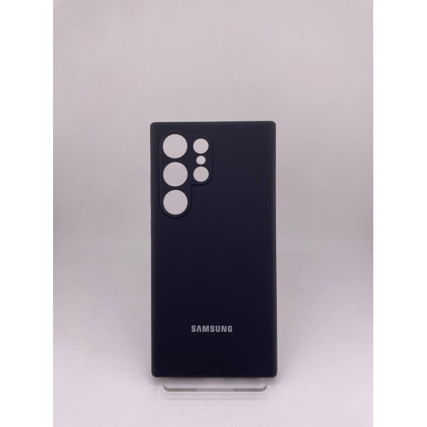 Чохол Silicone Case with MagSafe для Samsung Galaxy S24 Ultra (Чорний)