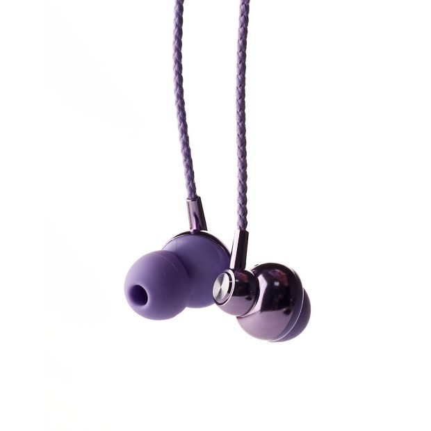 Провідні вакуумні навушники-гарнітура DC DCS-28 (Фіолетові) D Провідні вакуумні навушники-гарнітура DC DCS-28 (Фіолетові) D