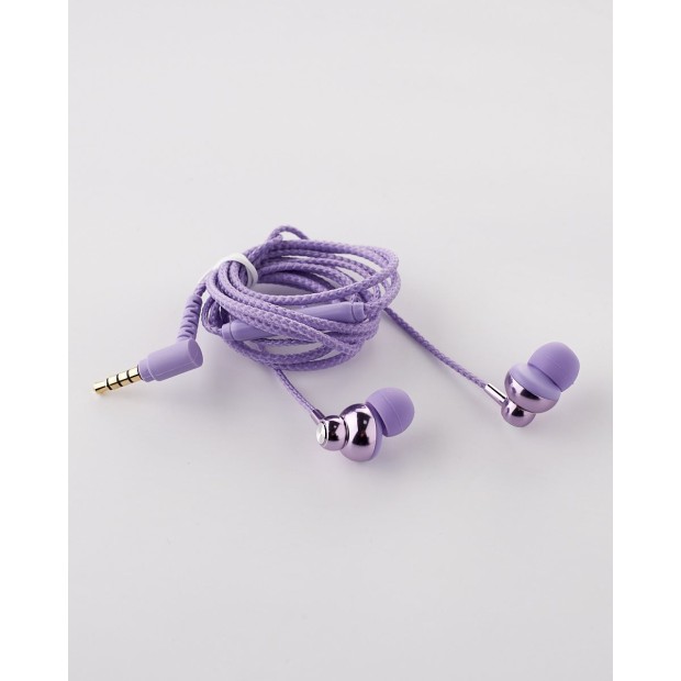 Провідні вакуумні навушники-гарнітура DC DCS-28 (Фіолетові) D Провідні вакуумні навушники-гарнітура DC DCS-28 (Фіолетові) D