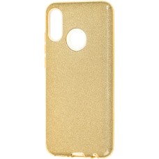 Силикон Glitter Huawei P Smart (2019) / Honor 10i (Золотой)