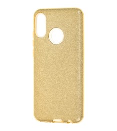 Силикон Glitter Huawei P Smart (2019) (Золотой)
