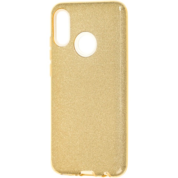 Силикон Glitter Huawei P Smart (2019) / Honor 10i (Золотой)