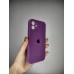 Оригінальний круглий силіконовий чохол для Apple iPhone 12 (28) Brinjal