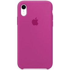 Силіконовий оригінальний чохол Apple для iPhone XR (60) Фуксія