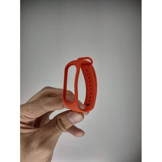 Ремешок Original Design Xiaomi Mi Band 3 / Mi Band 4 (46) Красно-оранжевый