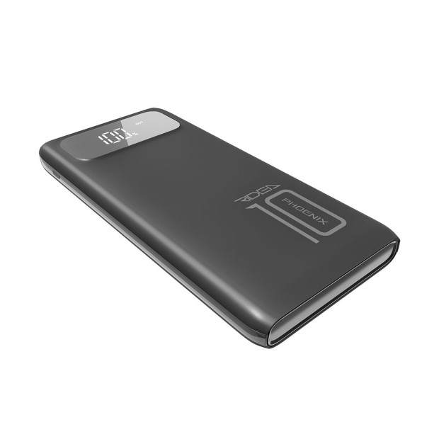 PowerBank Ridea RP-D10L Phoenix10 10000mAh 10W + фонарик (Black)