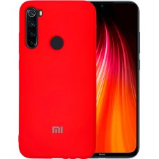 Силикон Original 360 Case Logo Xiaomi Redmi Note 8 (Красный)