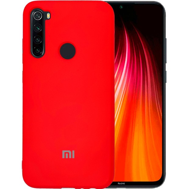 Силикон Original 360 Case Logo Xiaomi Redmi Note 8 (Красный)