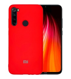 Оригінальний силіконовий чохол 360 Logo для Xiaomi Redmi Note 8 (Червоний)