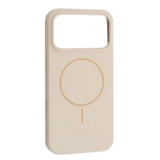 Силикон Original Round Case with MagSafe Apple iPhone 17 Pro (17) Antique White Силикон Original Round Case with MagSafe Apple iPhone 17 Pro (17) Antique White