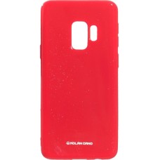Силикон Molan Shining Samsung S9 (Светло-красный)
