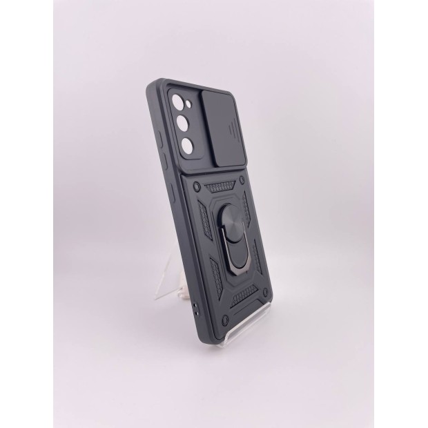 Бронь-чехол Ring Serge Armor Case Samsung Galaxy S20 FE (ShutCam) (Чёрный)