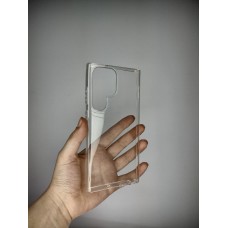 Силіконовий чохол WS для Samsung Galaxy S23 Ultra (Прозорий)