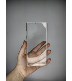 Силіконовий чохол WS для Samsung Galaxy S23 Ultra (Прозорий)