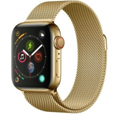 Золотий ремінець Milanese Loop Premium для Apple Watch 42  /  44  /  45  /  49 мм