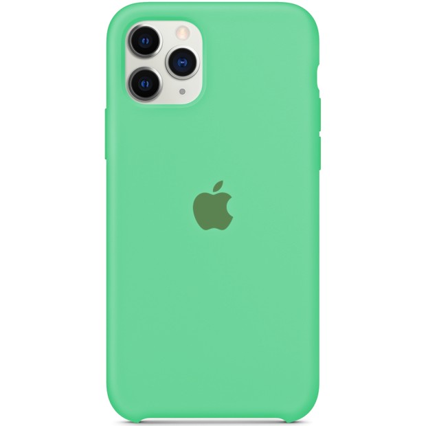 Оригінальний силіконовий чохол Apple iPhone 11 Pro Max (49) Аквамарин
