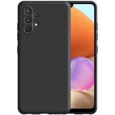 Силіконовий оригінальний чохол 360 для Samsung Galaxy A32 (2021) (ShutCam) (чорний)