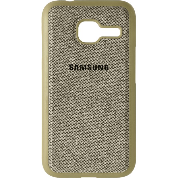 Силикон Textile Samsung Galaxy J1 Mini J105 (Хаки)