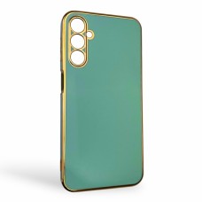 Накладка Metal Camera Samsung Galaxy A24 / M34 (Тёмно-зелёный)