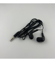Wired In-Ear Headphones-Headset Vacuum New MP3 (Black)