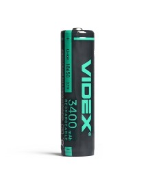 Акумулятор Videx Li-Ion 18650 3400mAh (із захистом)