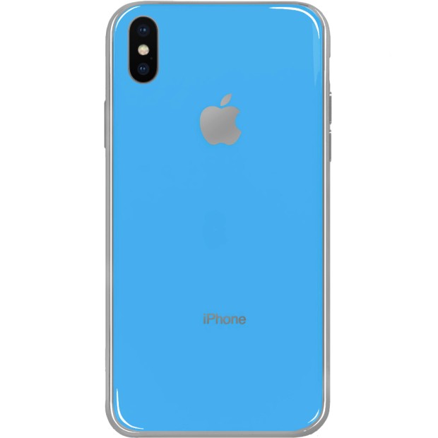 Силикон Zefir Case Apple iPhone Xs Max (Голубой)