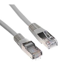 Патч-корд мережевий кабель TK CAT5e (5м) (сірий, навалом) (4017538001412) DT.