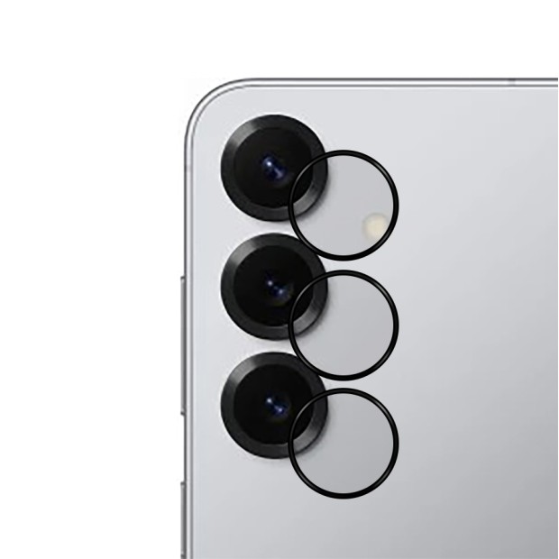 Защитное стекло на камеру Samsung Galaxy S25 Plus