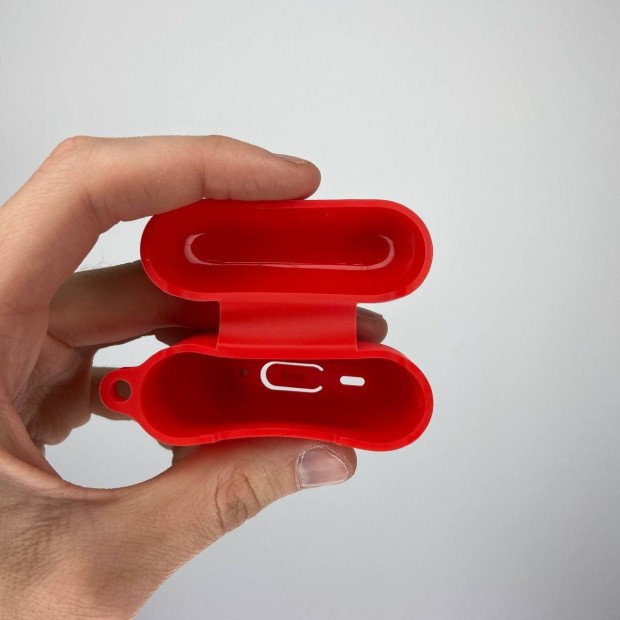 Чохол для навушників Full Silicone Case Apple AirPods Pro 2 (05) Product RED