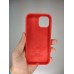 Оригінальний силіконовий чохол круглої форми для Apple iPhone 15 (05) Product RED