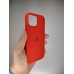 Оригінальний силіконовий чохол круглої форми для Apple iPhone 15 (05) Product RED
