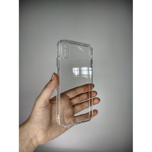 Силіконовий чохол Space Case для Apple iPhone XS Max (Прозорий)