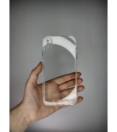 Силіконовий чохол Space Case для Apple iPhone XS Max (Прозорий)