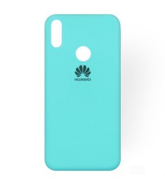 Original 360 Silicone Case Logo for Huawei Y6 Pro (2019)  /  Honor 8A (Turquoise..