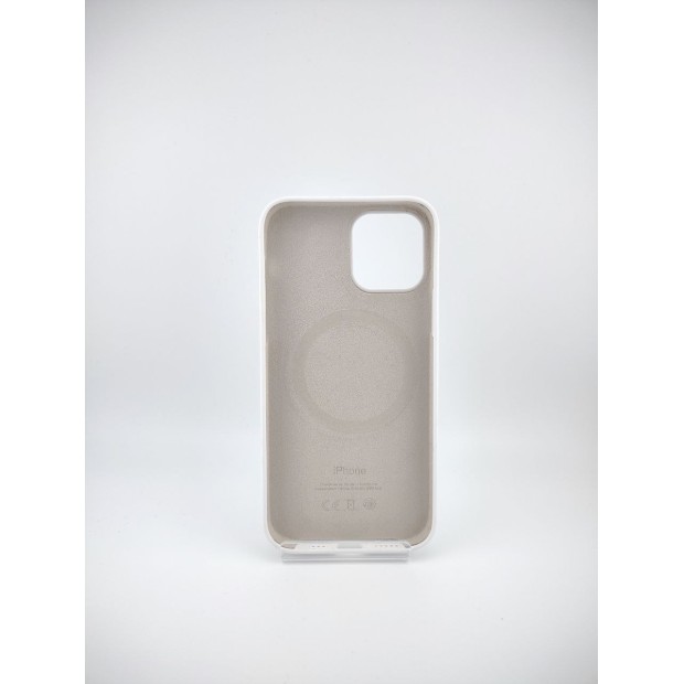 Чохол силіконовий з MagSafe для Apple iPhone 12  /  12 Pro (Білий)