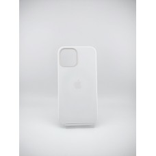 Чохол силіконовий з MagSafe для Apple iPhone 12  /  12 Pro (Білий)