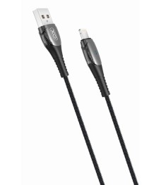 USB-кабель XO NB145 Auto Power-off (Lightning) (Чёрный) DT