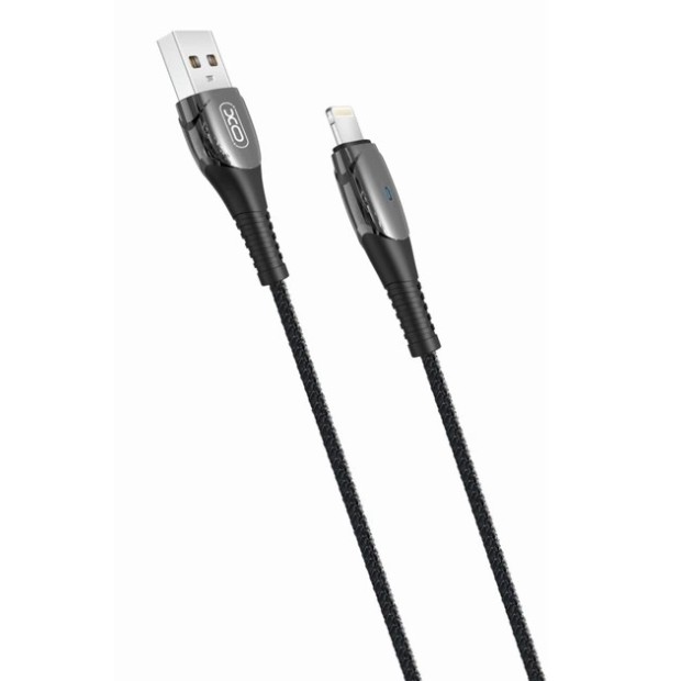USB-кабель XO NB145 Auto Power-off (Lightning) (Чёрный) DT