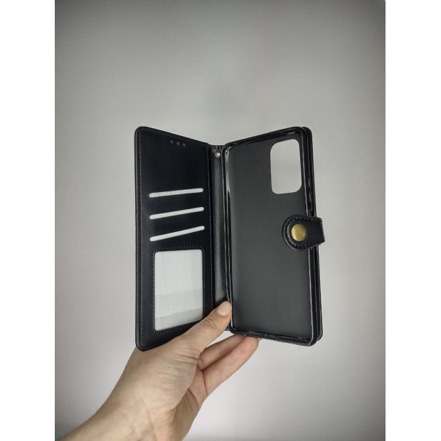 Чохол-книжка Leather Book Gallant для Xiaomi Redmi Note 10 Pro  /  10 Pro Max (Чорний)