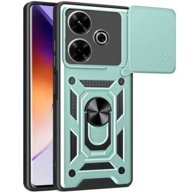 Чохол-кейс Ring Serge Armor Case для Xiaomi Redmi 15C (ShutCam) (Зелений)