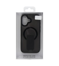 Чохол FrostFlex Stand Magsafe для Apple iPhone 16 (Чорний)