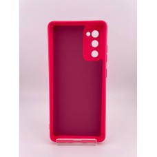 Силикон Original Samsung Galaxy S20 FE (ShutCam) (Малиновый)