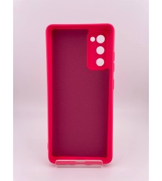 Силіконовий чохол Original Samsung Galaxy S20 FE (ShutCam) (Малиновий)