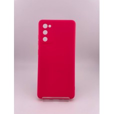 Силіконовий чохол Original Samsung Galaxy S20 FE (ShutCam) (Малиновий)