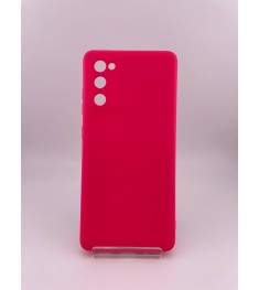 Силіконовий чохол Original Samsung Galaxy S20 FE (ShutCam) (Малиновий)